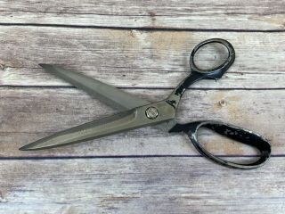 Two (2) Vintage WISS INLAID 20 Shears Scissors Steel Forged USA Large 10 1/4 
