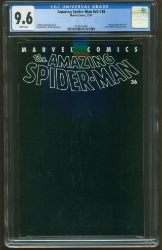 Spider - Man Vol 2 36 Cgc - 9.  6 Near,  White Marvel Comics Item: G - 92