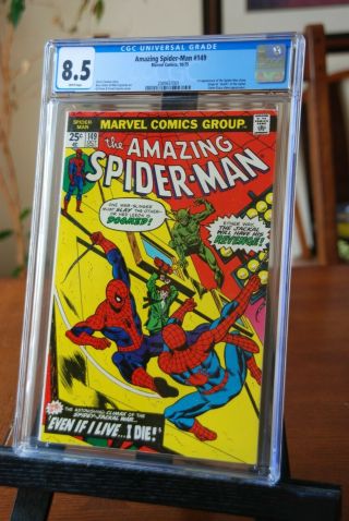 Spider - Man 149 Cgc 8.  5 Vf,  White Pages With The 1st App Of Ben Reilly