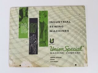 Vintage Union Special 1967 Calender,  Industrial Sewing Machines
