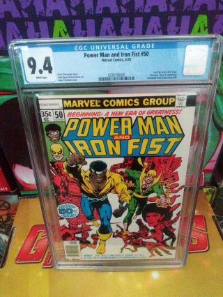 Power Man & Iron Fist 50 Cgc 9.  4 Iron Fist Joins