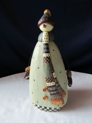Williraye Studio Folk Art Snowman Ww2363