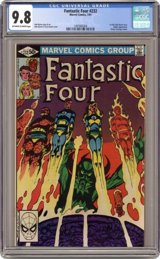 Fantastic Four 232 Cgc 9.  8 1981 1497682004