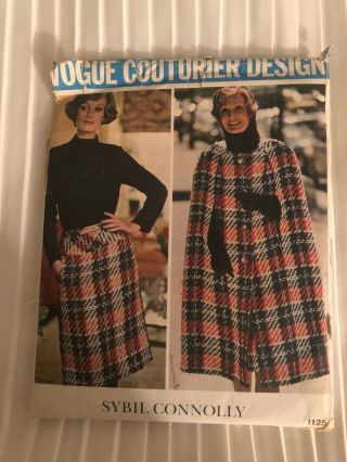 Vogue Couturier Design - Sybil Connolly Pattern 1125 Pattern Is Uncut