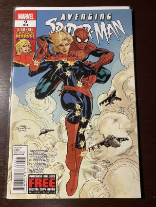 Avenging Spider - Man 9 First Carol Danvers As Captain Marvel Near
