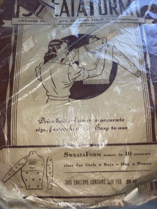 Vintage Sweatform Bag Envelope Dries Knitted Wear