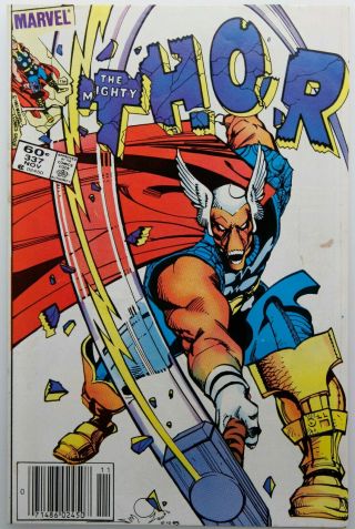 Thor 337 Newsstand First Beta Ray Bill Appearance 1983 Simonson Marvel Mighty