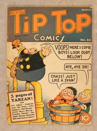 Tip Top Comics 35 Gd/vg 3.  0 1939