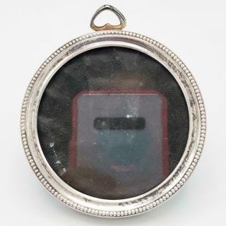 Vintage Webster Sterling Miniature Picture Frame 3”