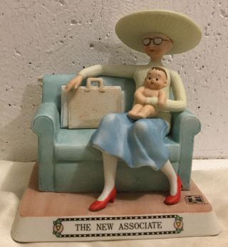 Vintage Mary Engelbreit Fine Porcelain Figurine,  “ The Associate” Ltd Ed ’d