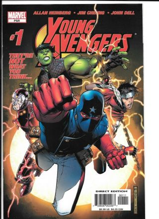 Young Avengers 1 1st Kate Bishop 1st Hulkling Marvel Comics Vf/nm