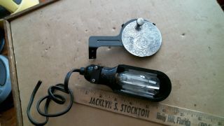 Singer Sewing Machine Bakelite Light,  Mount,  Bulb Csa 12228 Antique Vintage