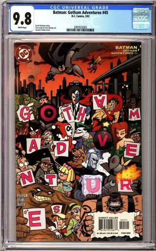 Batman Gotham Adventures 45 Cgc 9.  8 White Early Harley Quinn Appearance