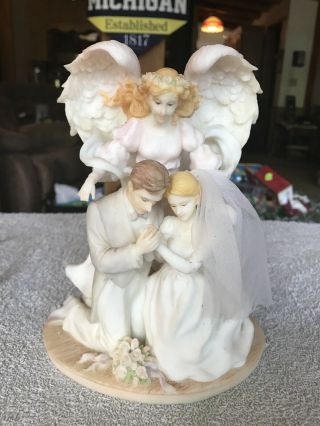 Seraphim Eternal Love " The Wedding Angel " Cake Topper 2000 81870 Roman Inc