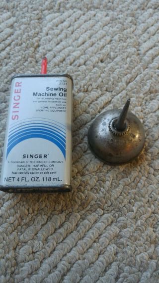 Vintage Mini Singer Oil Can For Specific Buyer Do Not Buy
