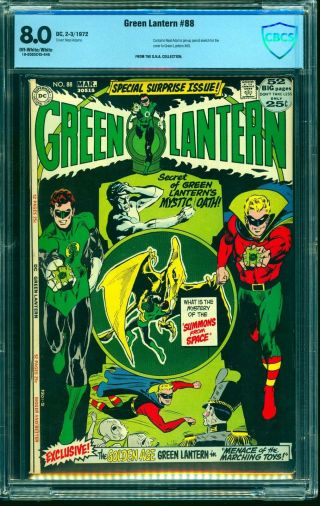 Green Lantern 88 Cbcs Vf 8.  0 Off White To White Dc Comics