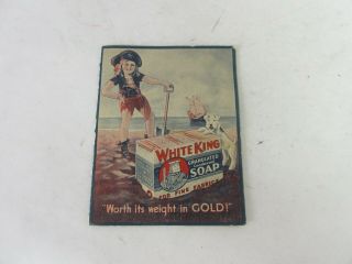 Vintage Advertising White King Soap Needle Book Collectible S - 874