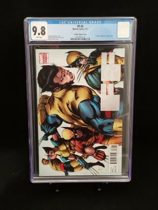 Ff 3 Cgc 9.  8 1:20 Zircher Wolverine Evolutions Variant Marvel 2011 X - Men Rare