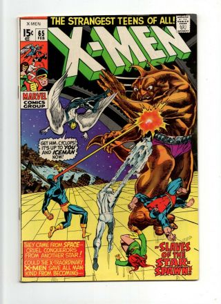 X - Men 65 Vf,  8.  5 Marvel Comic Return Of Professor X Neal Adams Art
