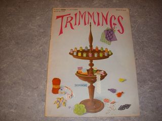 J&p Coats,  Clarks Trimmings Book No.  S - 23,  1946,  Embroidery,  Fringe,  Frogs