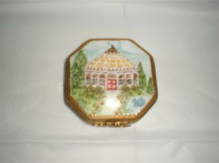 Antique Limoges France Hand Painted Porcelain Trinket Box