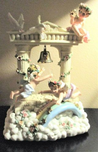Classic Treasures,  Musical,  Animated Angel Sculpture,  Plays You Can Fly,  Euc