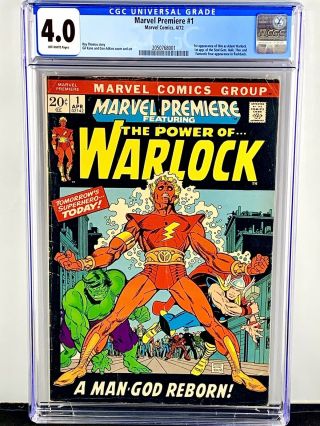 Marvel Premiere 1 Cgc 4.  0 1st Adam Warlock Mcu Key Issue Must Own Soul Stone