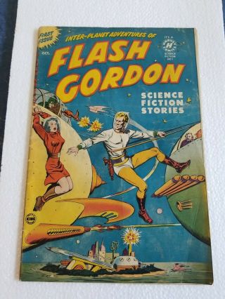 Vintage 1950 Flash Gordon Vol.  1,  No.  1 Harvey Comics,  King Feature