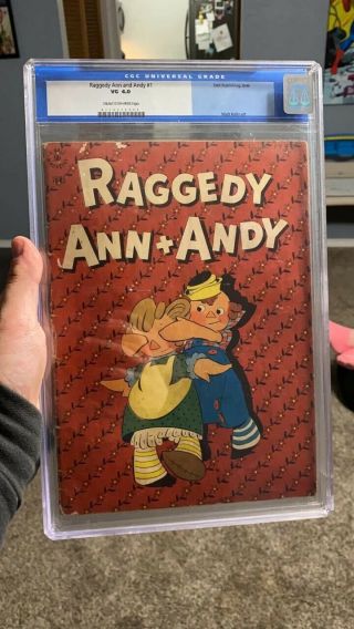 Raggedy Ann And Andy 1 Old Cgc Label 4.  0