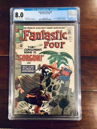 Fantastic Four 44 Gcg (8.  0) First Gorgon; Inhumans Reference Lee/kirby 