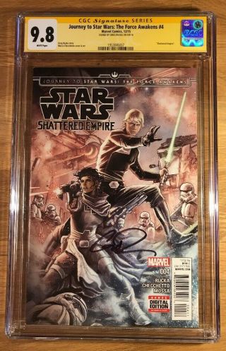 Journey To Star Wars: The Force Awakens 4,  Shattered Empire,  Cgc 9.  8 Ss,  Rucka