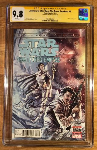 Journey To Star Wars: The Force Awakens 3,  Shattered Empire,  Cgc 9.  8 Ss,  Rucka