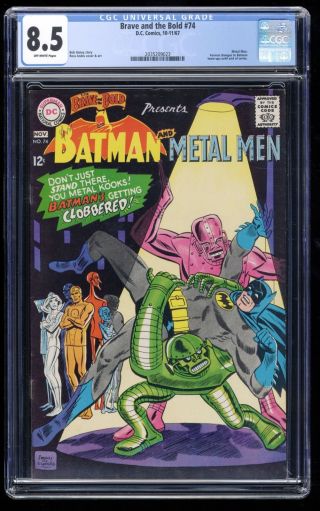 Brave And The Bold 74 Cgc Vf,  8.  5 Metal Men