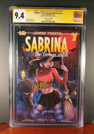 Sabrina: The Teenage Witch 1 - Signed By Melissa Joan Hart - Collector Cave Ed.
