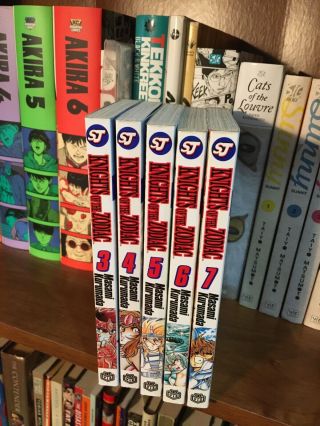 Knights Of The Zodiac Manga Volumes 3 - 7 Rare Out Of Print English