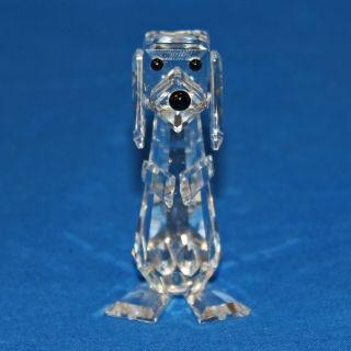 Swarovski Crystal Figurine 010024 No Box Standing Dog Pluto