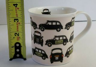 HARROD ' S Bone China Coffee Tea Mug Cup London Taxi Graphics Harrods England UK 3