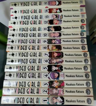 Video Girl Ai Vol 1 - 15 Complete Set - Masakazu Katsura - Japan Manga In English