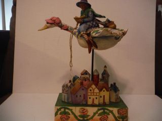 Jim Shore Collectible Art " Rhyme Time " Mother Goose Nursery Rhyme Resin Statue