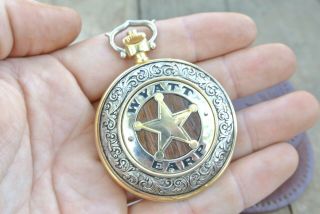 Wyatt Earp Franklin Pocket Watch Leather Case Repair