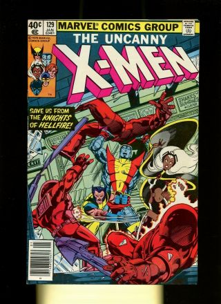 X - Men 129 Fn/vf 7.  0 1 Book Marvel 1980 1st Kitty Pryde,  Emma Frost,  More