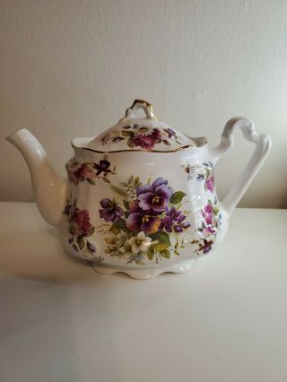 Vintage Arthur Wood And Son Staffordshire Tea Pot 6342 Vtg