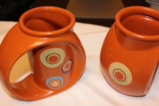 MIAM - MIAM Solar Orange Coffee Mug Cup by Chip Chipman Circle Mod Pop Art 2
