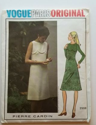 Vintage Vogue Paris - Pierre Cardin - 2559 - Dress - Size 16