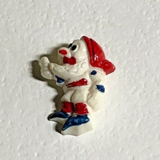 1940’s Goofie Plastic Button,  Grumpy Wearing Red Cap,  Snow White Dwarf