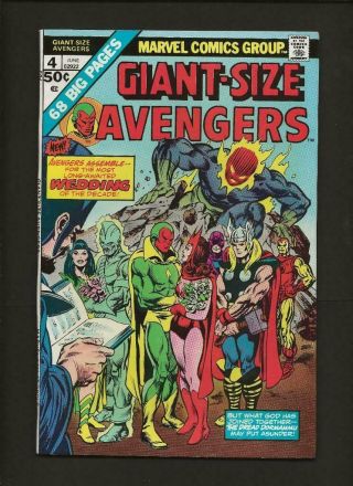 Giant - Size Avengers 4 Vf/nm 9.  0 High Definition Scans