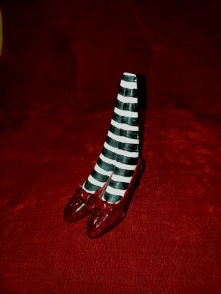 Wizard Of Oz Doorstop,  Wicked Witch Of The East Legs Ruby Slippers Westland 1842