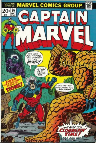 Captain Marvel 26 Comic Book (marvel,  1973)