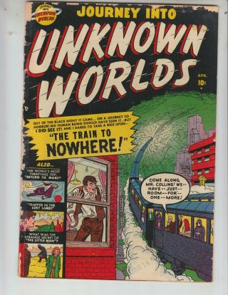Journey Into Unknown Worlds 4 Good Plus (2.  5) 4/51 Atlas " Train To Nowhere "