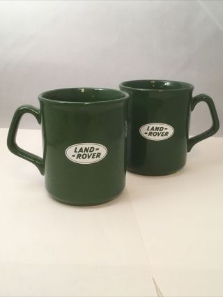 Land Rover Green Ceramic Mug Cup Tams Made In England Two For Price Of One